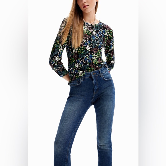 🔥NWT Desigual Skinny Push-Up Jeans - Picture 11 of 16